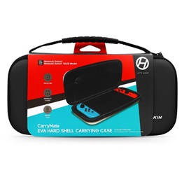 Hyperkin CarryMate utazó tok (EVA, erősített, kompatibilis Nintendo Switch, Switch OLED, Switch Lite, fekete)