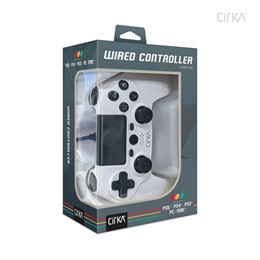 Hyperkin Cirka Nuforce vezetékes kontroller (PS4, PC, Mac, fehér)