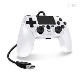 Hyperkin Cirka Nuforce vezetékes kontroller (PS4, PC, Mac, fehér)