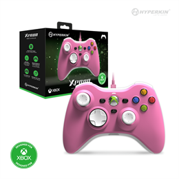 Hyperkin Xenon vezetékes kontroller (Xbox Series, Xbox One, Windows 11/10, licencelt, rózsaszín)