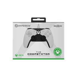 Hyperkin vezetékes kontroller (licencelt, kompatibilis Xbox Series X/S, Xbox One, Windows 11/10, fehér)