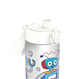 Ion8 Slim Recyclon Vizes palack gyerekeknek (500ml, Robots)