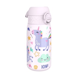 Ion8 rozsdamentes acél vizes palack gyerekeknek (320ml, Unicorns)