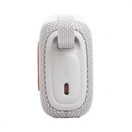 JBL Go 5 bluetooth hordozható hangszóró (v6.0, 4.8W, ip68 vízálló, peremvilágítás, akár 10 óra üzemidő, fehér)