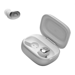 JBL Live Buds 4 bluetooth fülhallgató sztereo (v6.0, TWS, mikrofon, aktív zajszűrő, LED kijelző, IP55, + töltőtok, ezüst