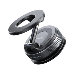 JOYROOM autós tartó (műszerfalra, tapadókorongos, mágneses, 360°, 4-7" méret) sötétszürke
