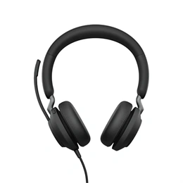Jabra Evolve2 40 SE UC vezetékes fejhallgató sztereo (USB-C, mikrofon, fekete)