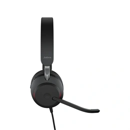 Jabra Evolve2 40 SE UC vezetékes fejhallgató sztereo (USB-C, mikrofon, fekete)