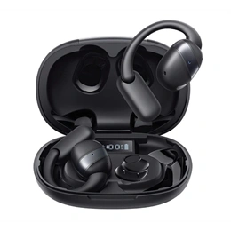 Joyroom openfree bluetooth fülhallgató sztereo (v5.4, tws, fülre akasztható, mikrofon, zajszűrő, ipx4 + töltőtok) fekete