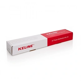 Keline túlfeszültségvédő elosztópanel (kapcsolóval, véletlen lekapcsolás ellen védett, 8x IEC320 C13 aljzat, 1U, 19", 2