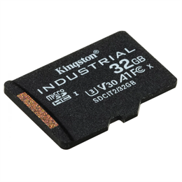 Kingston 32GB Industrial UHS-1 Class10 U3 V30 A1 vízálló microSDHC memóriakártya Single Pack