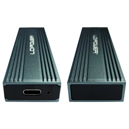 LC-Power LC-M2-C-MULTI-3 külső ház (M.2, NVMe/SATA, USB-C 3.2 Gen 2, antracit)