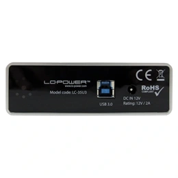LC Power LC-35U3 külső ház (3,5", SATA, USB 3.0, fekete)
