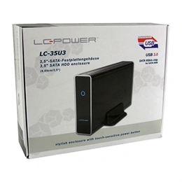 LC Power LC-35U3 külső ház (3,5", SATA, USB 3.0, fekete)