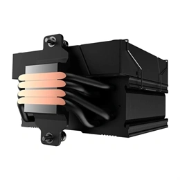 LC Power LC-CC-120-B4 Aera CPU hűtő (120 mm, PWM, 600-2200 RPM, 4x 6 mm réz hővezető cső, 190 W TDP, FDB, fekete)