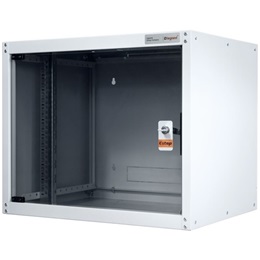 LEGRAND 19" 7U fali rack szekrény (405 mm, 600x450 mm, üvegajtós, szürke, max. 65 kg)