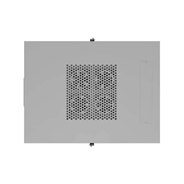 Lanberg 19" 32U szabadon álló rackszekrény (600x800 mm, üvegajtó, lapraszerelt, LCD kijelző, szürke)