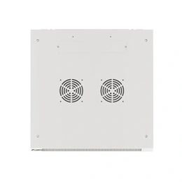 Lanberg 19" fali rackszekrény 9U (600x600, lapraszerelt, 600mm mély, edzett üveg, szürke)