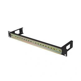 Lanberg DIN sín panel (19", 1U, 61mm mély, szürke)