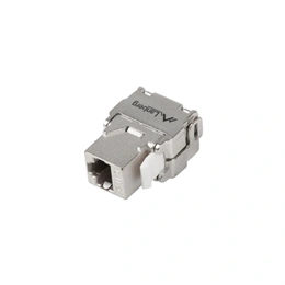 Lanberg Keystone modul (FTP, CAT5E, RJ45, szerszám nélküli, 22–26 AWG, ezüst)