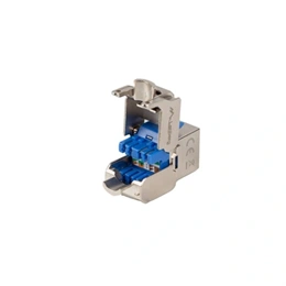Lanberg Keystone modul (RJ45, CAT5E FTP, szerszám nélkül szerelhető, ezüst)