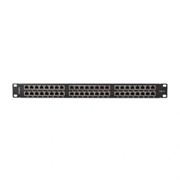 Lanberg Patch Panel (19", 1U, 48 port, CAT5e FTP, fekete)