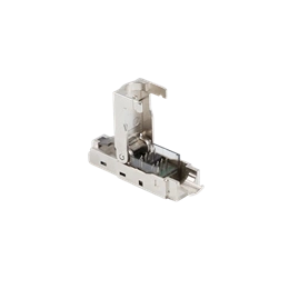 Lanberg RJ45 csatlakozó (CAT6A, F/UTP, szerszám nélkül szerelhető, ezüst)