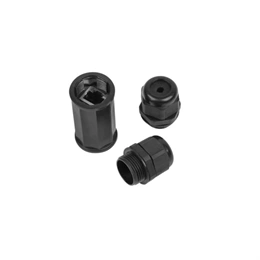 Lanberg Toldó (FTP, CAT6, RJ45-RJ45, vízhatlan IP67, fekete)