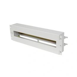 Lanberg biztosíték panel (19", 3U, DIN sín, szürke)