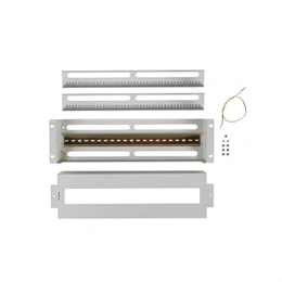 Lanberg biztosíték panel (19", 3U, DIN sín, szürke)