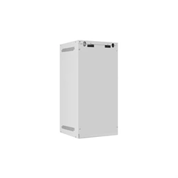 Lanberg fali rackszekrény (10", 12U, 280x310 mm, üvegajtó, lapraszerelt, szürke)