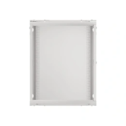 Lanberg fali rackszekrény 15U (19", 600x450 mm, edzett üvegajtó, lapraszerelt, szürke)