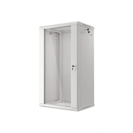 Lanberg fali rackszekrény (19", 22U, 600x450 mm, lapraszerelt, szürke)