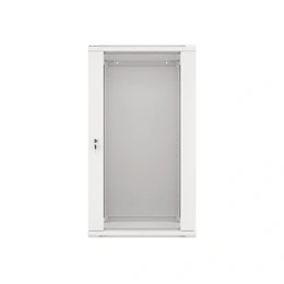 Lanberg fali rackszekrény (19", 22U, 600x450 mm, lapraszerelt, szürke)