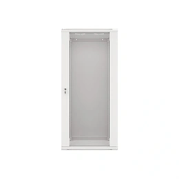 Lanberg fali rackszekrény (19", 27U, 600x450 mm, lapraszerelt, szürke)