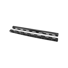 Lanberg függőleges kábelvezető csatorna (19", 37U, 2 db, acél, fekete)
