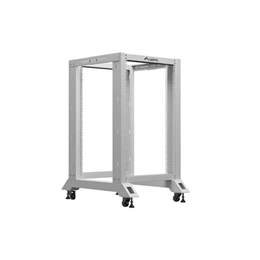 Lanberg rack keret (19", 18U, 600x800 mm, nyitott, szürke)