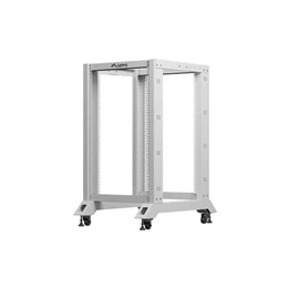 Lanberg rack keret (19", 18U, 600x800 mm, nyitott, szürke)