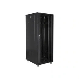 Lanberg rackszekrény (19", 32U, 600x800 mm, 720mm mély, lapraszerelt, fekete)
