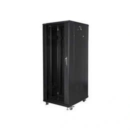 Lanberg rackszekrény (19", 32U, 600x800 mm, 720mm mély, lapraszerelt, fekete)