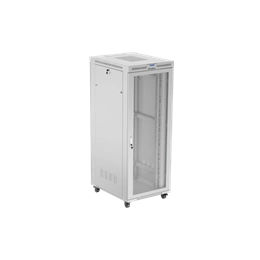Lanberg rackszekrény (19", 42U, 800x1000, perforált ajtó, lapraszerelt, LCD, szürke)