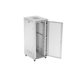 Lanberg rackszekrény (19", 42U, 800x1000, perforált ajtó, lapraszerelt, LCD, szürke)