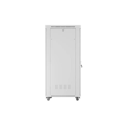 Lanberg rackszekrény (19", 42U, 800x1000, perforált ajtó, lapraszerelt, LCD, szürke)