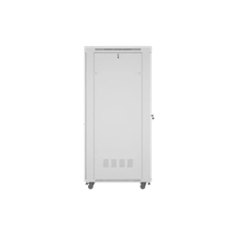 Lanberg rackszekrény (19", 42U, 800x1000, perforált ajtó, lapraszerelt, LCD, szürke)