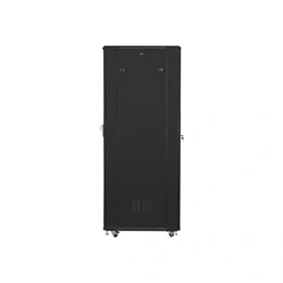 Lanberg rackszekrény (19", 42U, szabadon álló, 600x1000 mm, lapraszerelt, 920 mm mély, fekete)