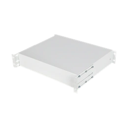 Lanberg rackszekrény fiók (19", 2U, 483x360 mm, 90 kg, 4-pontos, szürke)