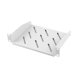 Lanberg rackszekrény polc (10", 1U, fix, 254x180mm, 20kg terhelhetőség, szürke)