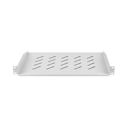Lanberg rackszekrény polc (19", 1U, fix, 315mm mély, szürke)