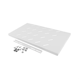 Lanberg rackszekrény polc (19", 1U, fix, 486x270mm, 120kg, szürke)