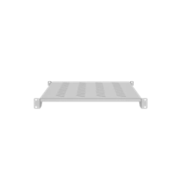 Lanberg rackszekrény polc (19", 1U, fix, 750mm mély, szürke)